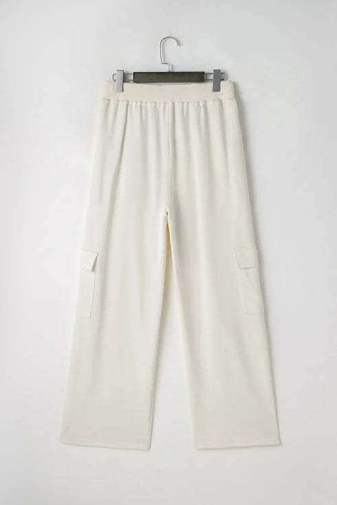 'Cleo' Drawstring High Waist Pants - Celes Fashion